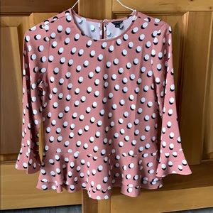 Ann Taylor peplum blouse